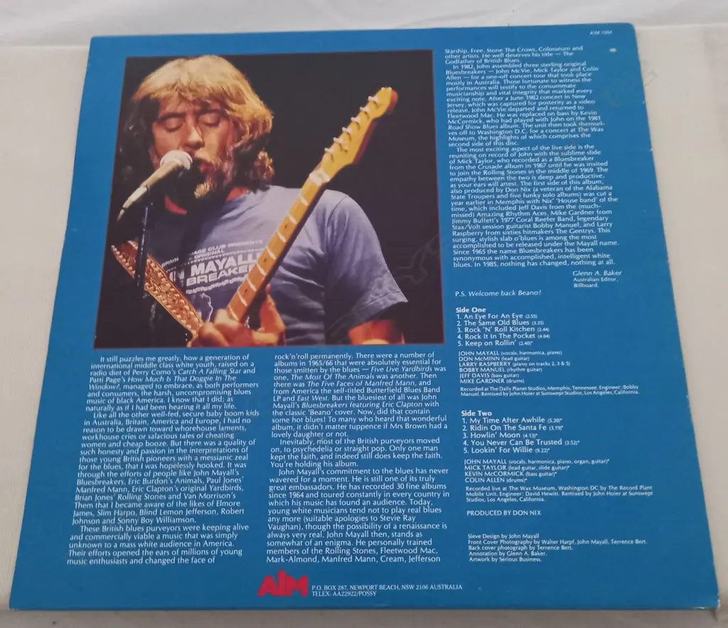 John Mayall Featuring Mick Taylor, Return Of The Bluesbreakers Image 1++